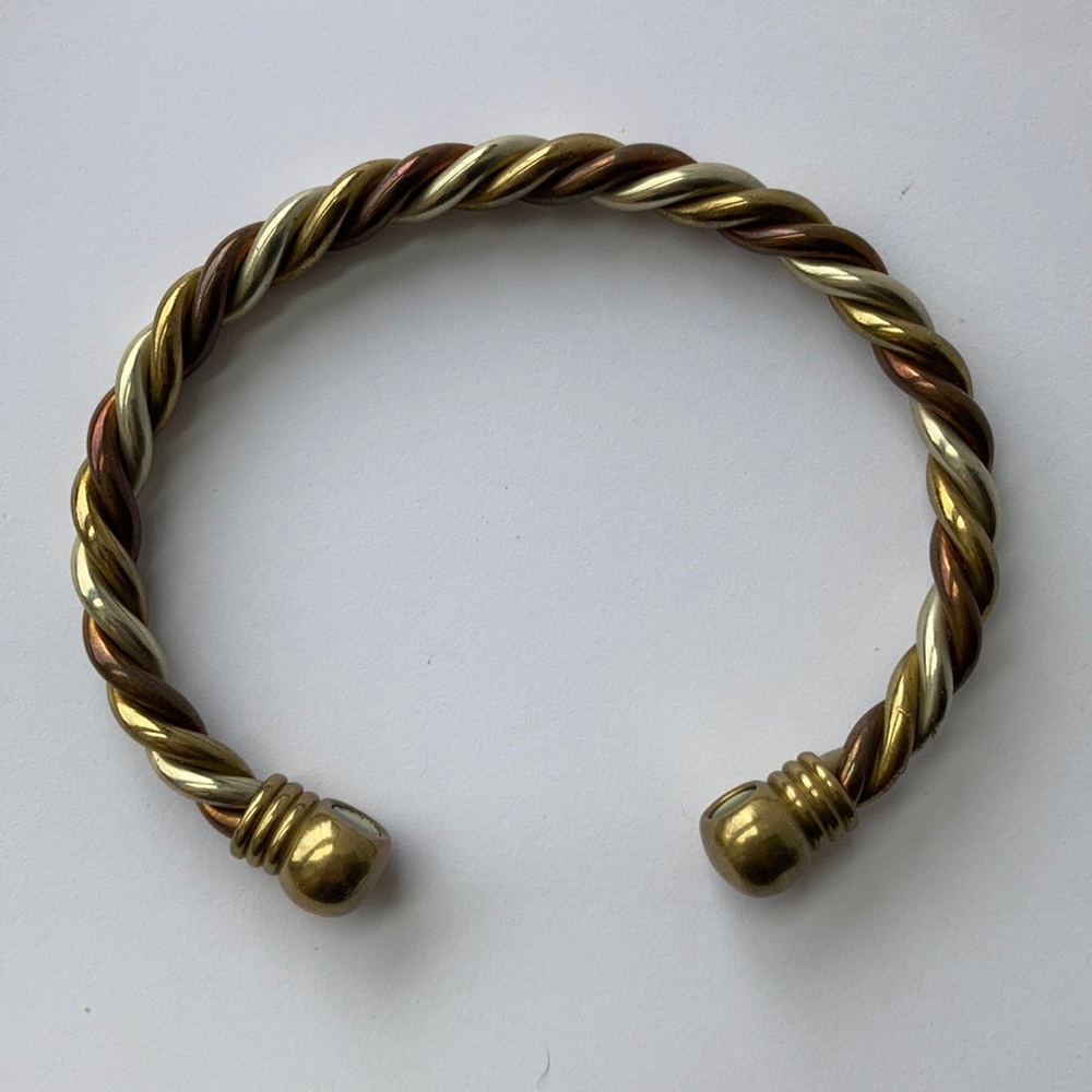 Silver, Bronze, Copper Magnetic Wellness Bangle